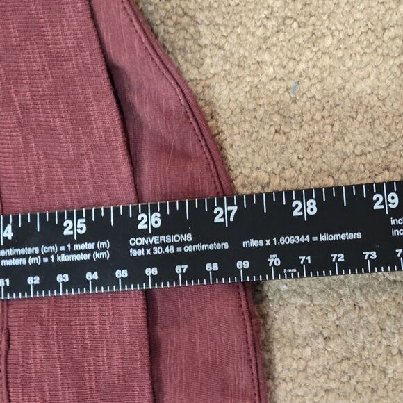 Cabi Burgundy Long Sleeve Full Zip Activewear Training Jacket Womens Size Large - Picture 12 of 13